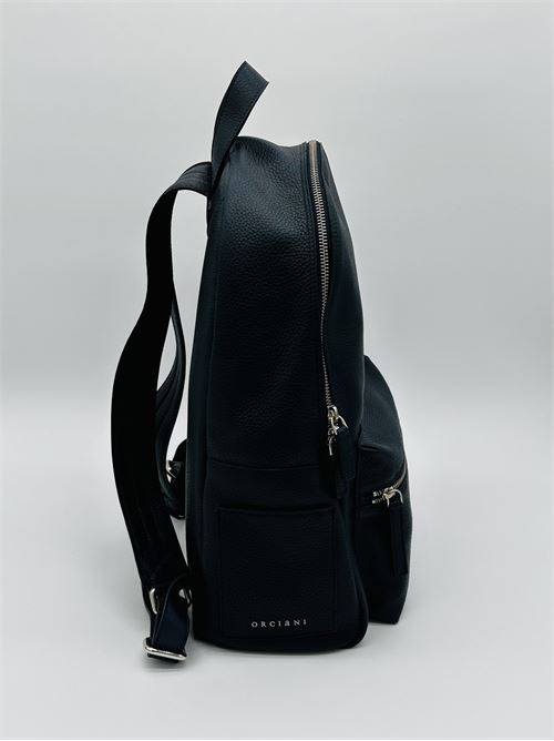 zaino uomo in vera pelle colore blu ORCIANI | POO711NAVY
