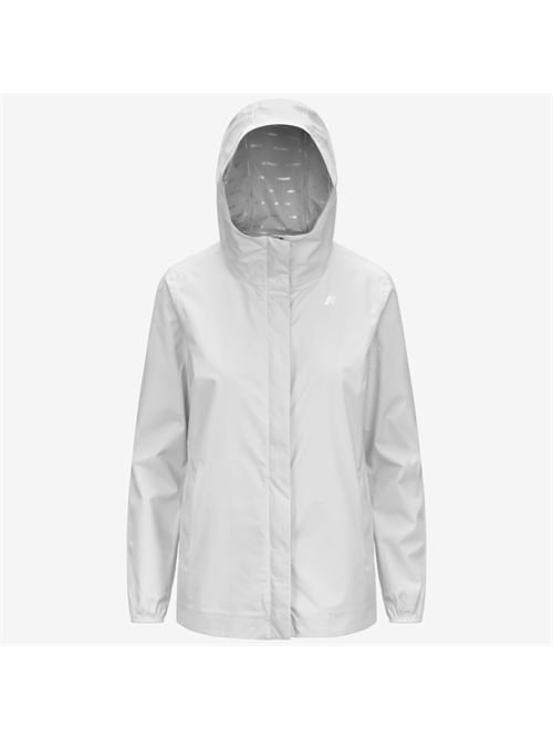Giacca donna tessuto poliestere colore bianco K-WAY | K31382W001