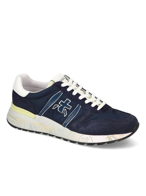 Scarpe in pelle e camoscio colore blu PREMIATA | LANDER6634