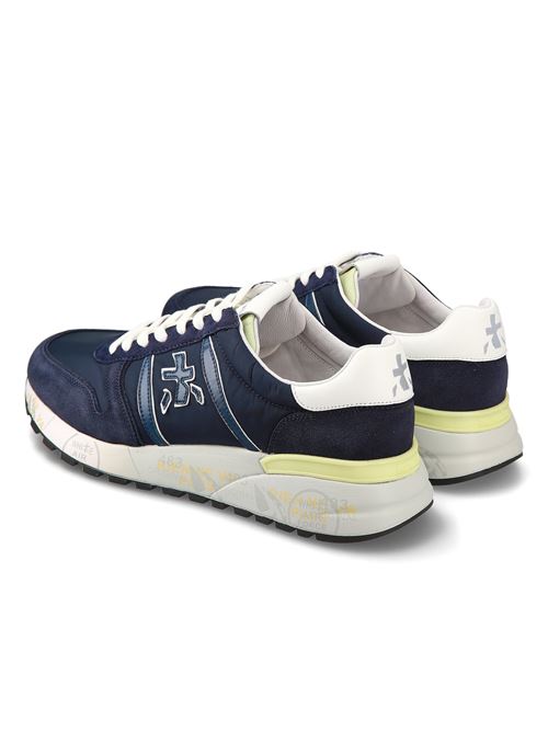 Scarpe in pelle e camoscio colore blu PREMIATA | LANDER6634